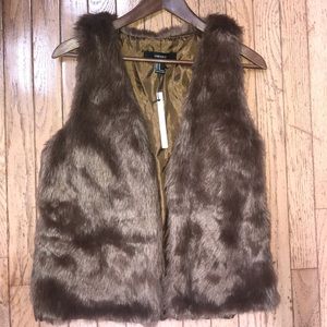 Forever 21 Faux Fur Vest